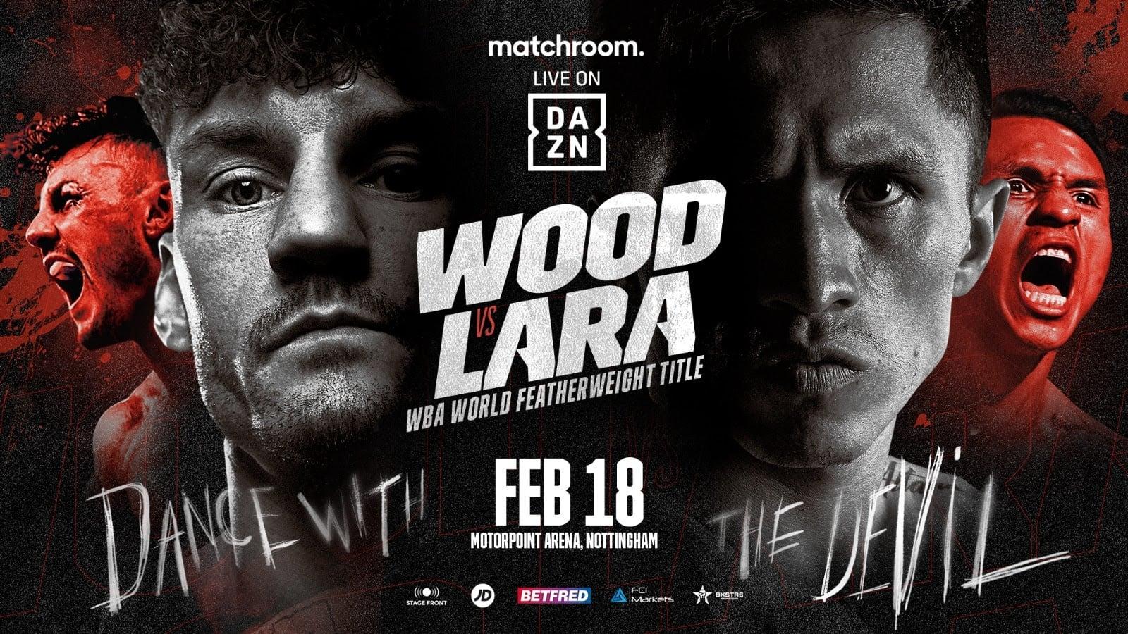 Leigh Wood vs. Mauricio Lara backdrop