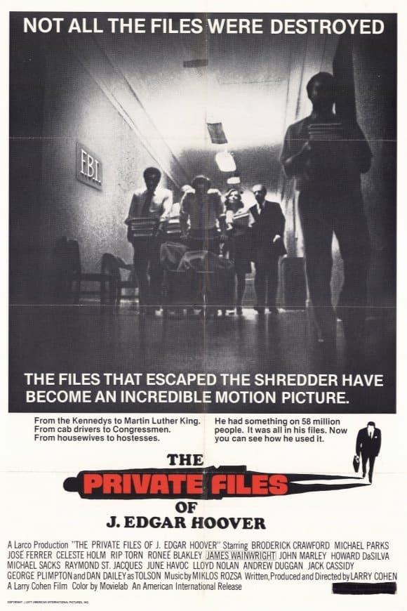 The Private Files of J. Edgar Hoover poster