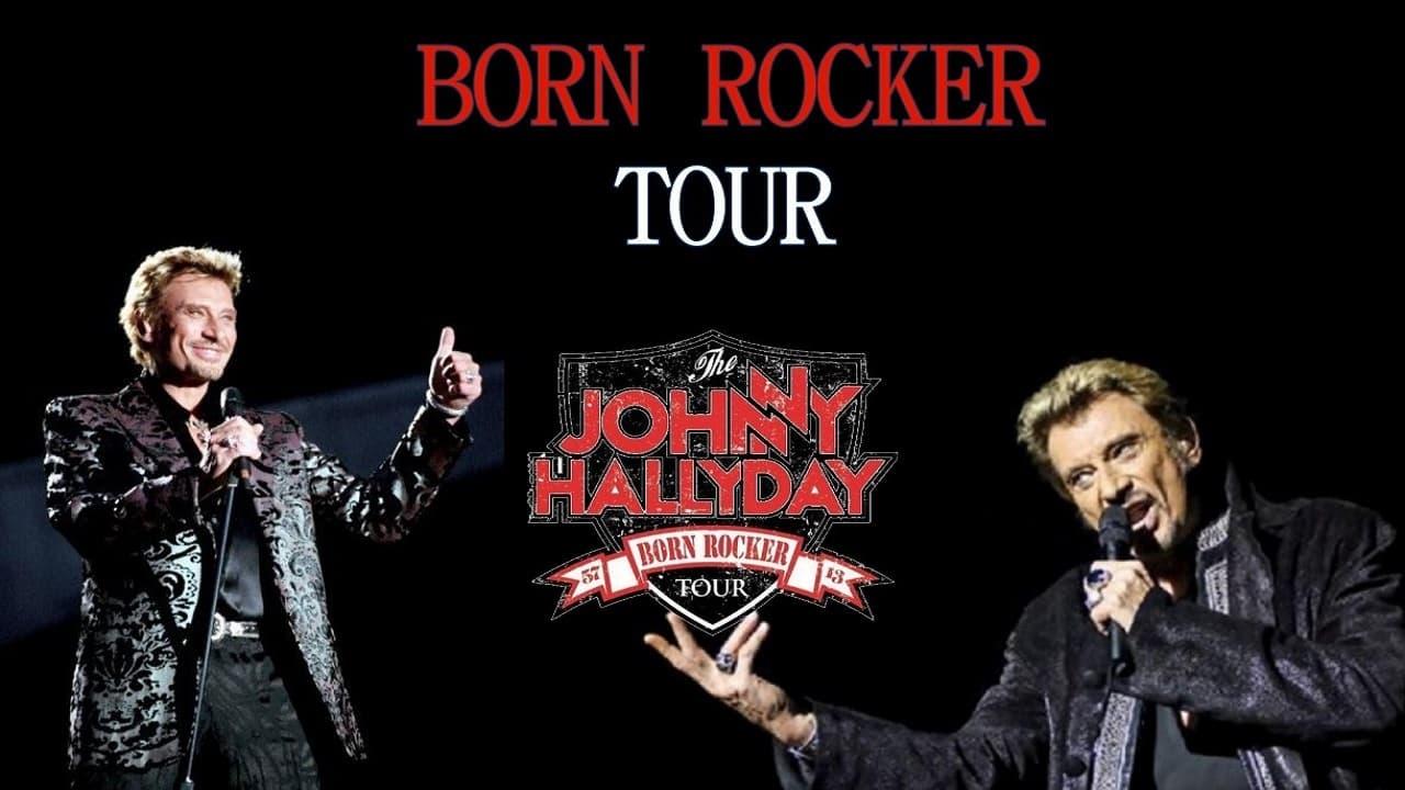 Johnny Hallyday - Born Rocker Tour backdrop