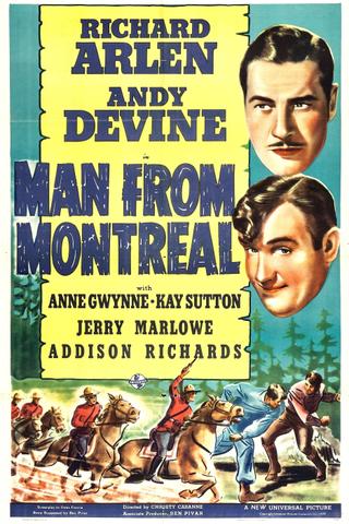 The Man from Montreal poster