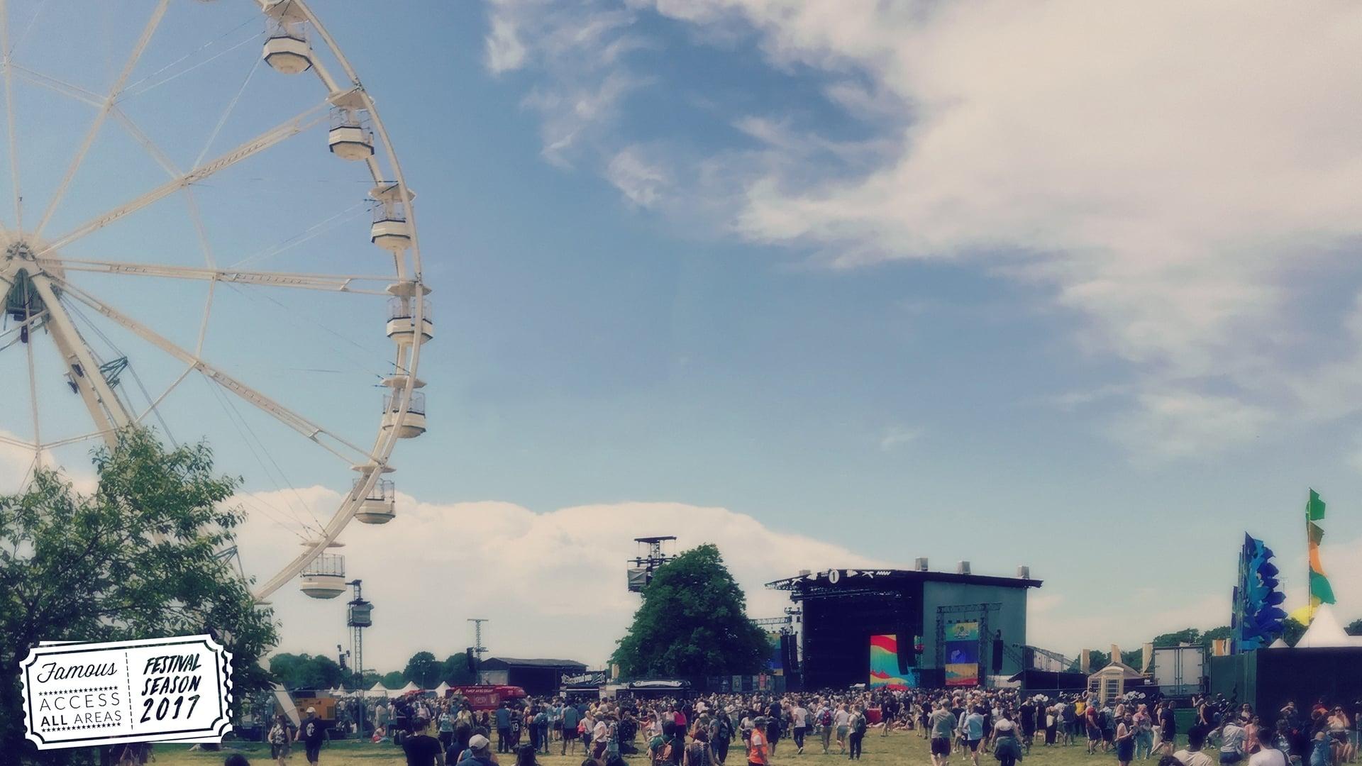 London Grammar Live Concert At BBC Radio 1 Big Weekend 2017 backdrop