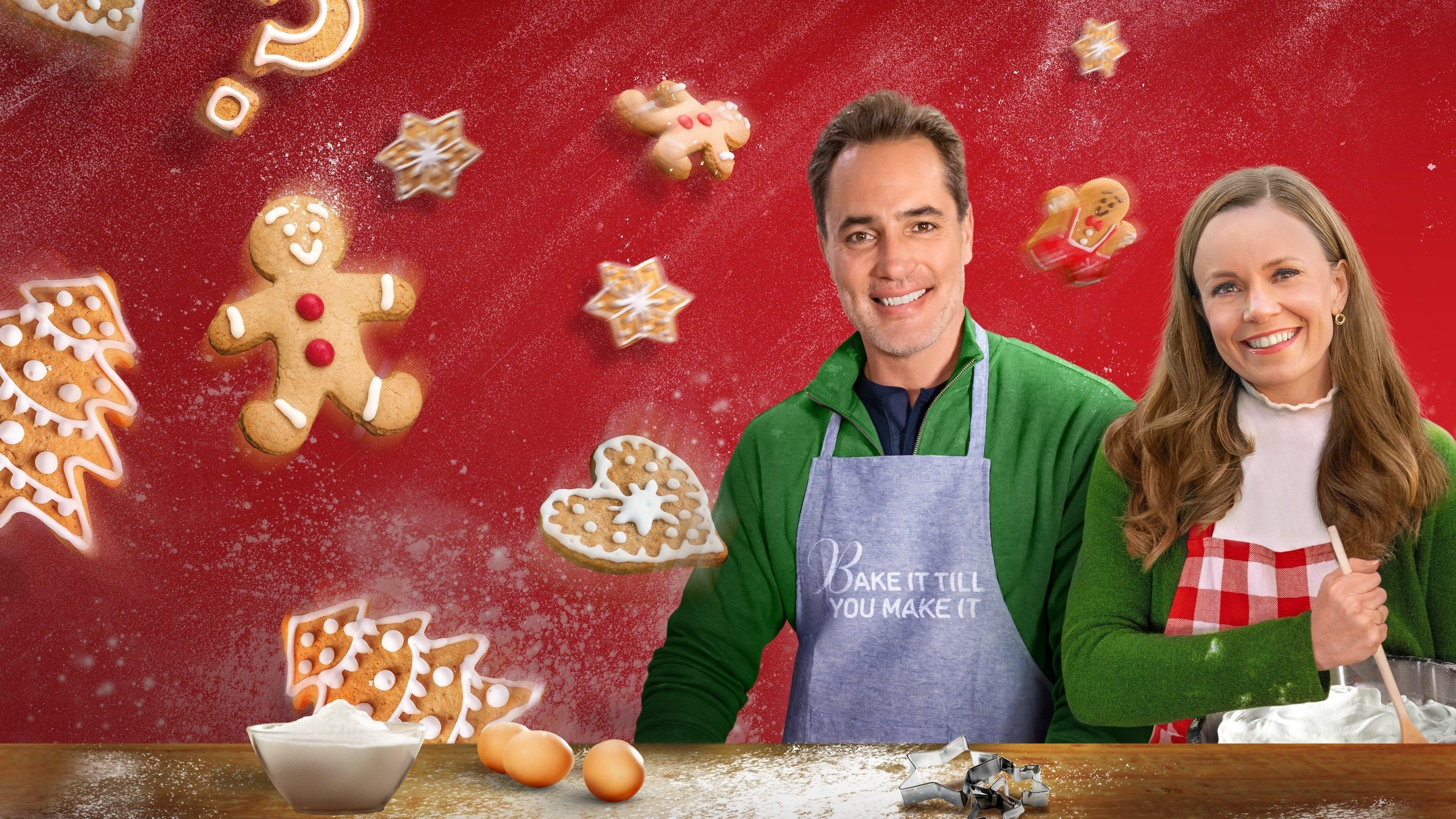 A Christmas Cookie Catastrophe backdrop