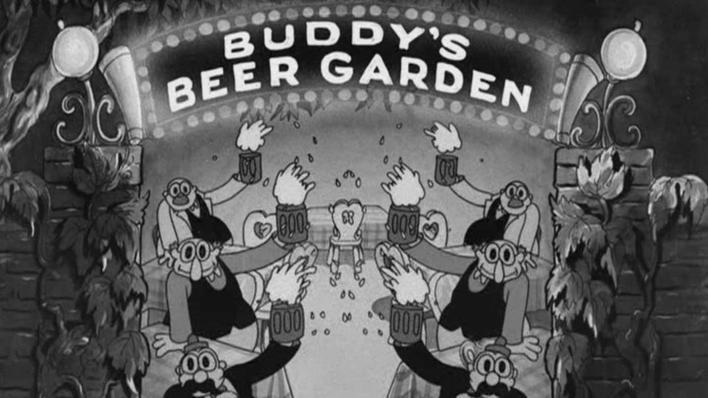 Buddy's Beer Garden backdrop