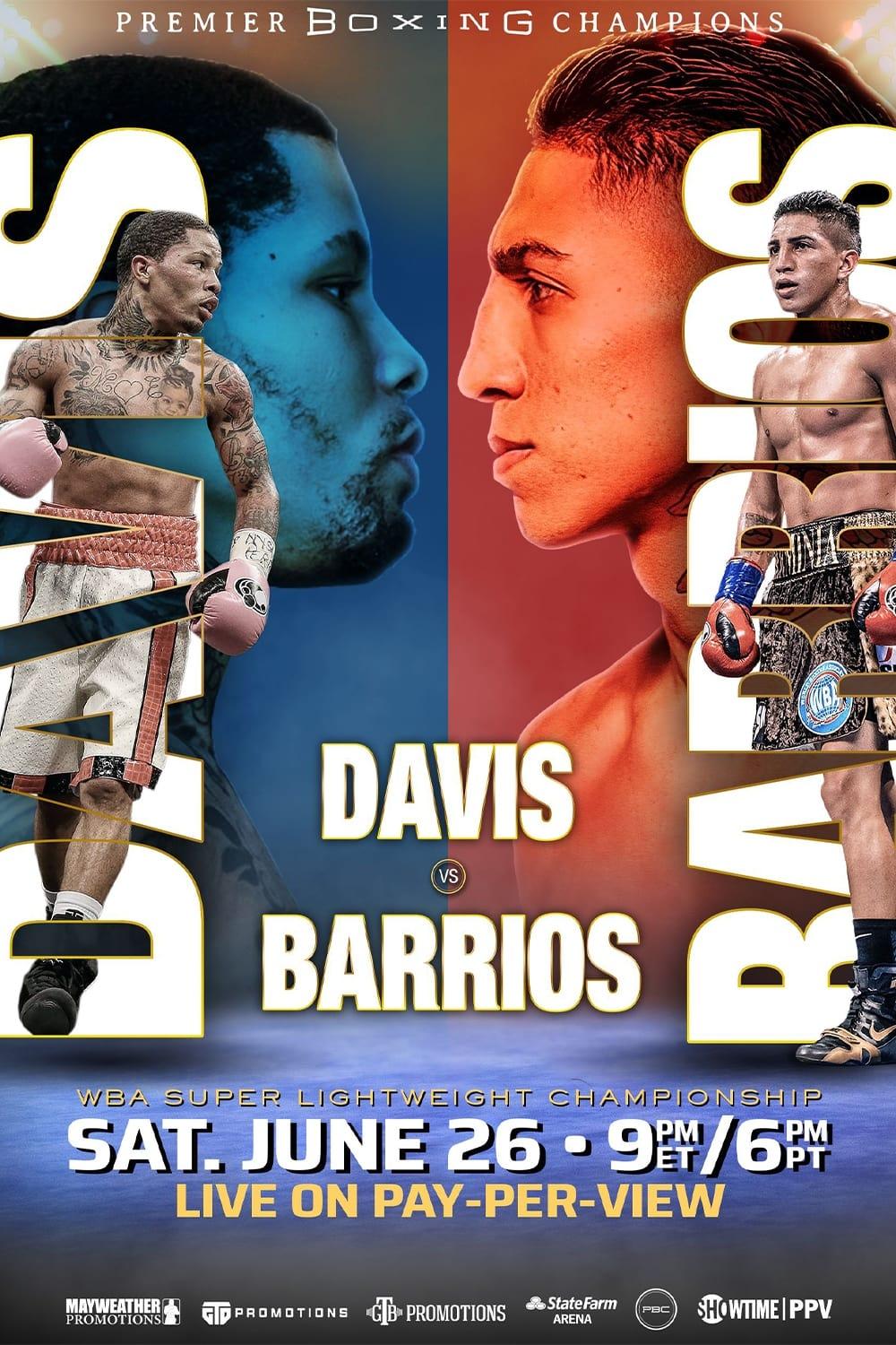 Gervonta Davis vs. Mario Barrios poster