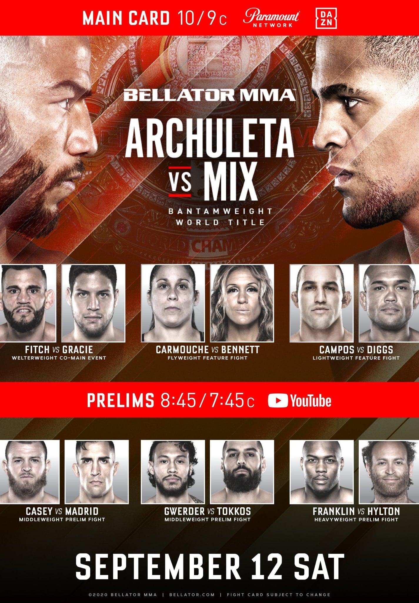 Bellator 246: Archuleta vs. Mix poster