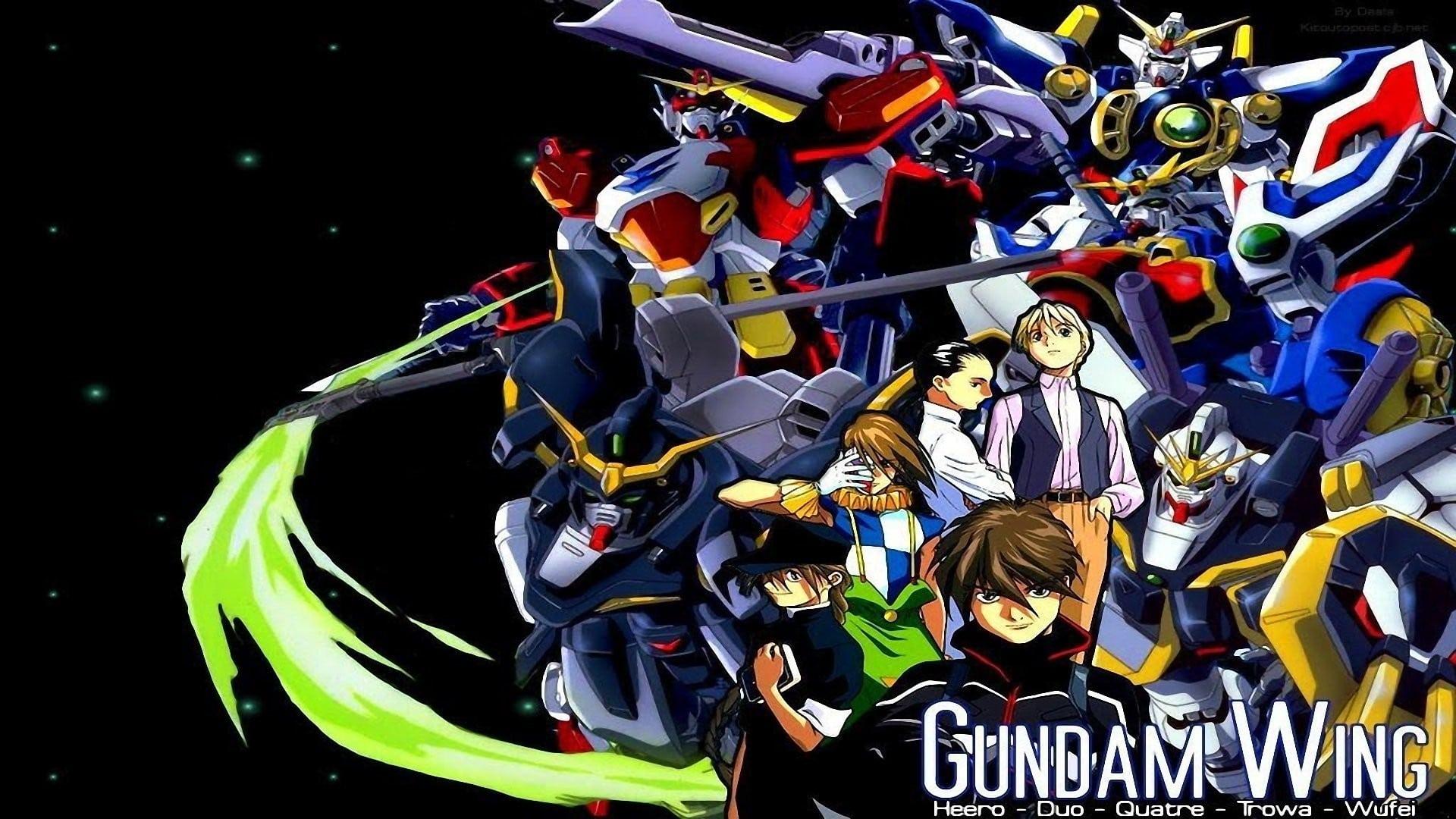 Mobile Suit Gundam Wing backdrop
