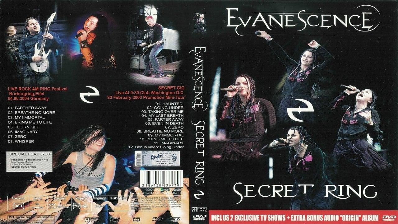 Evanescence : Secret Ring backdrop