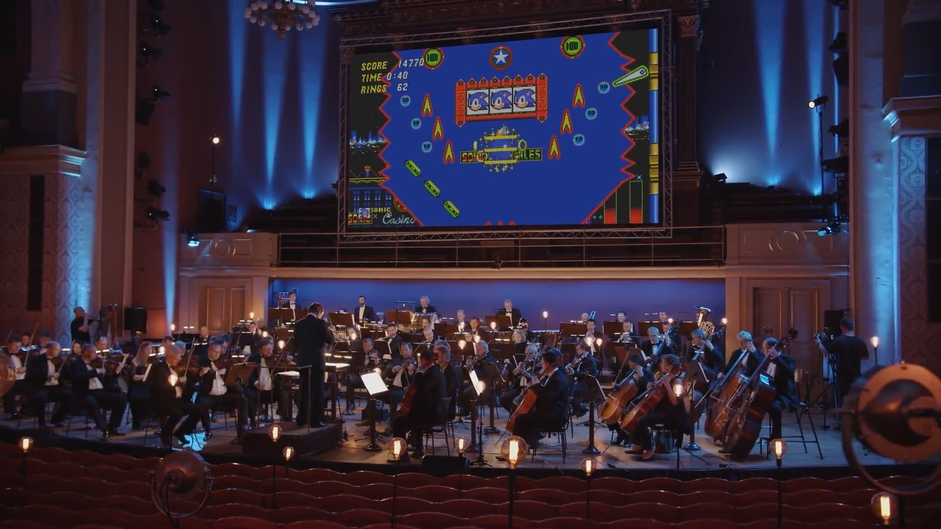 Sonic 30th Anniversary Symphony backdrop