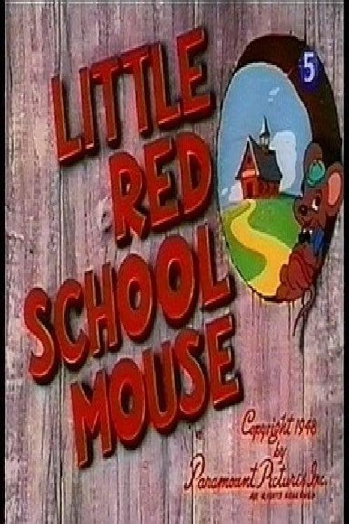 Little Red School Mouse poster