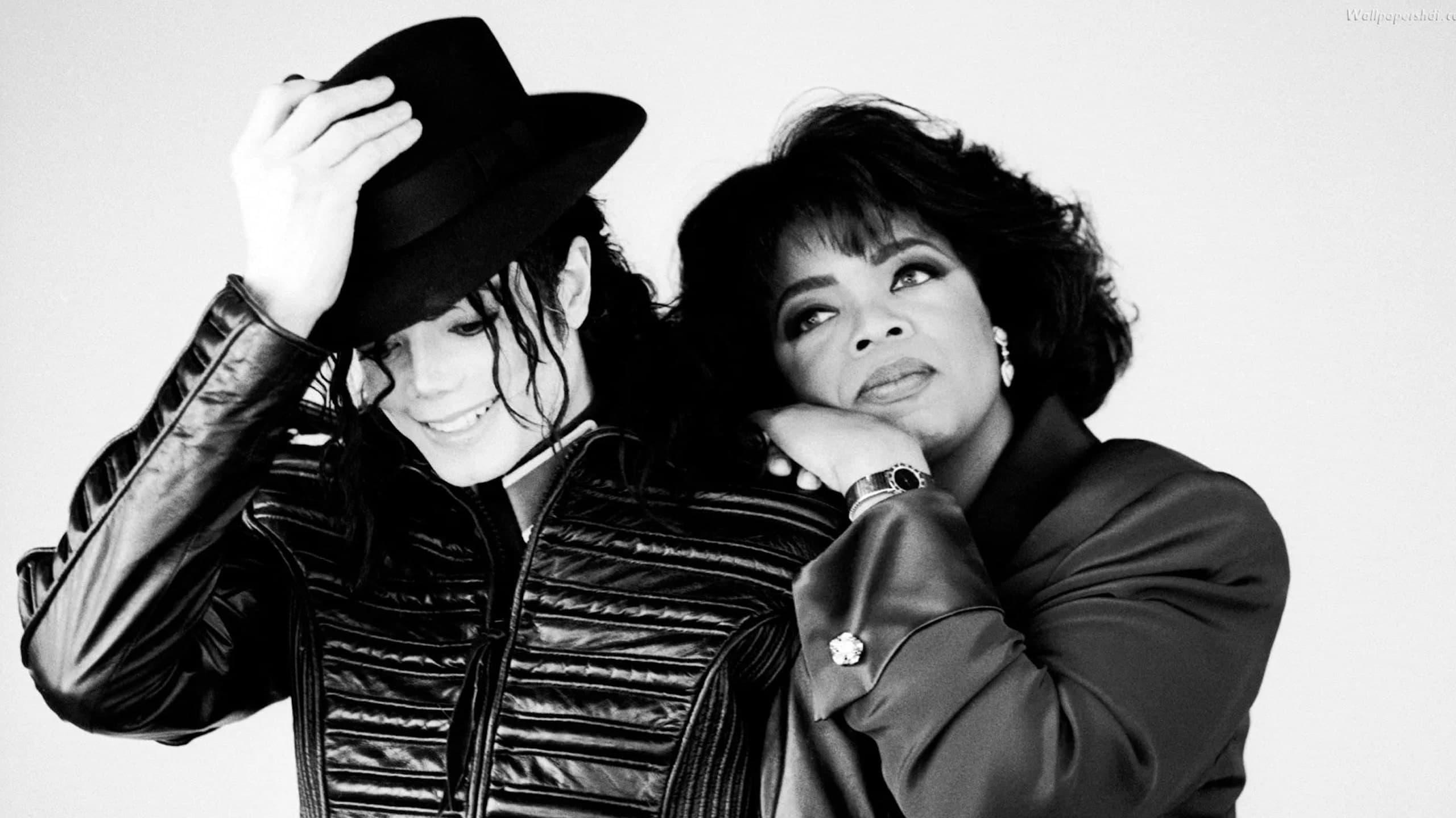 Michael Jackson Talks... to Oprah backdrop