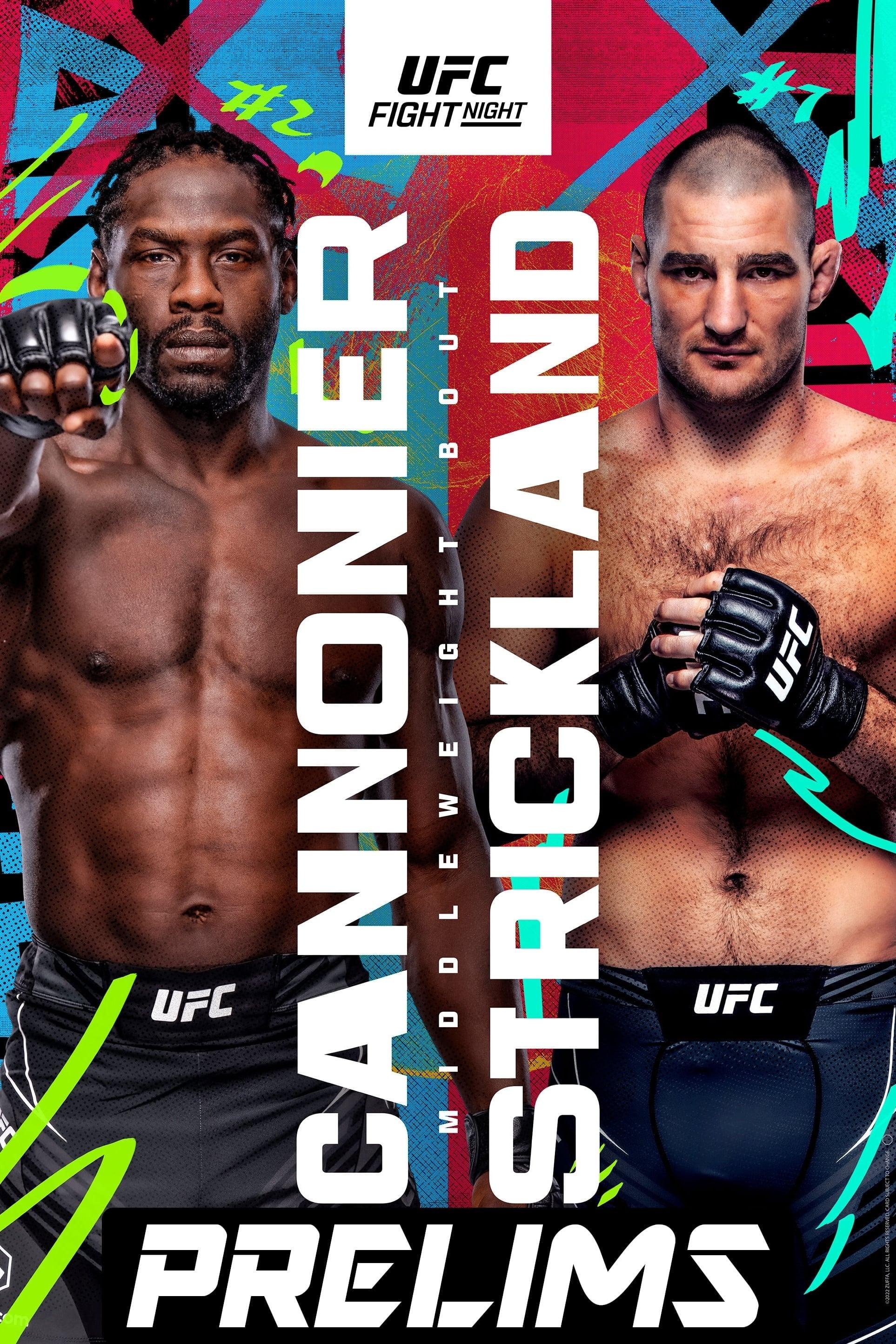 UFC Fight Night 216: Cannonier vs. Strickland poster