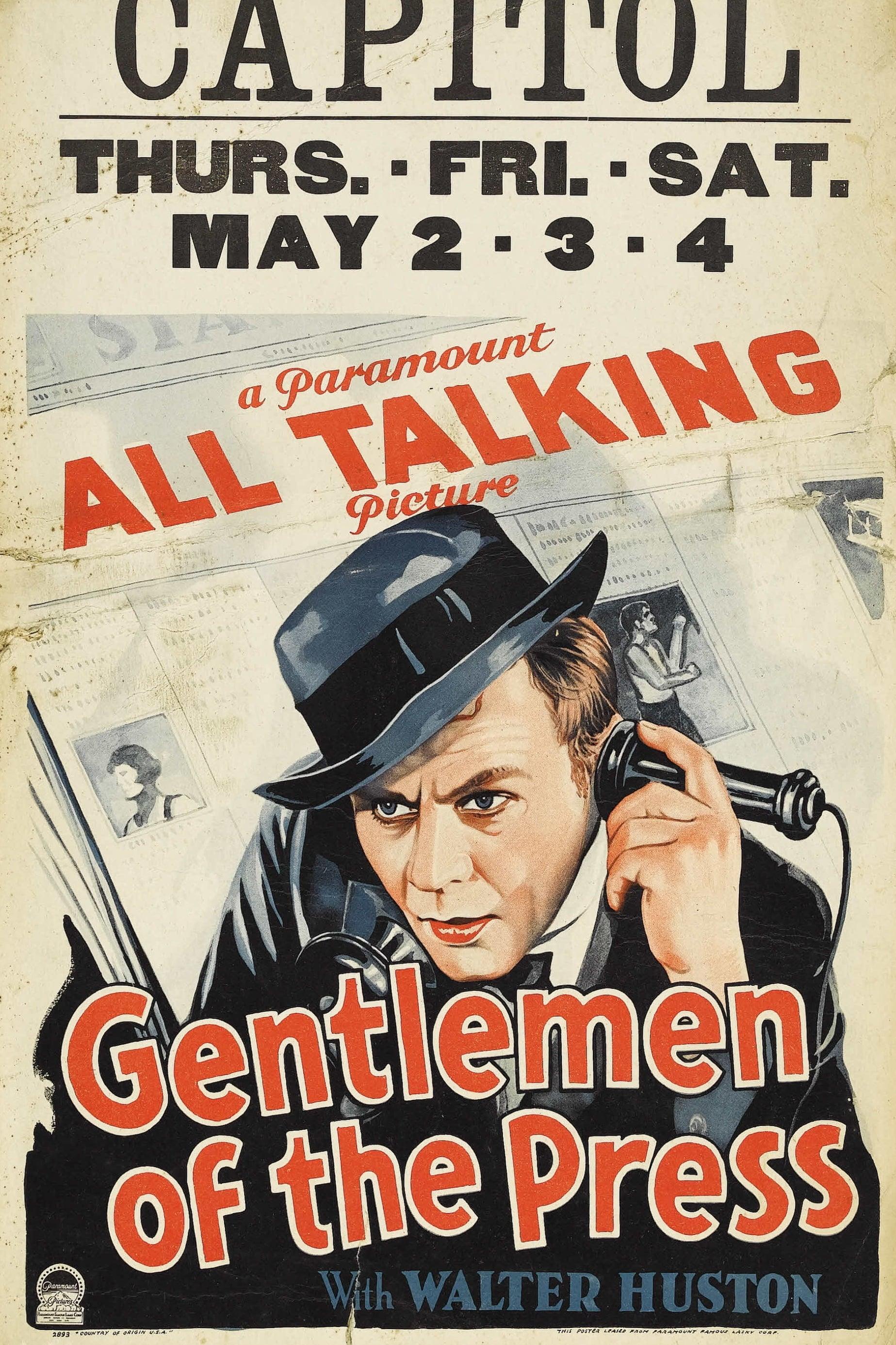 Gentlemen of the Press poster