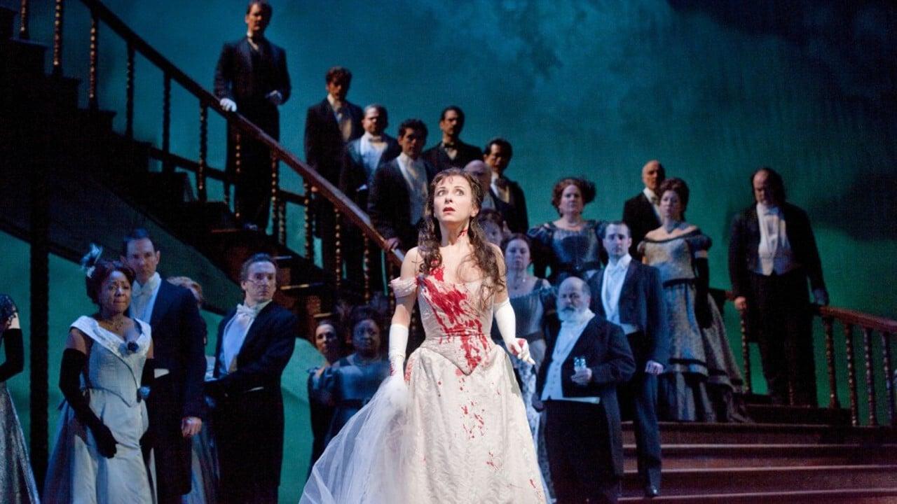 The Metropolitan Opera: Lucia di Lammermoor backdrop