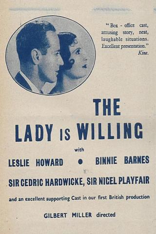 The Lady Is Willing poster