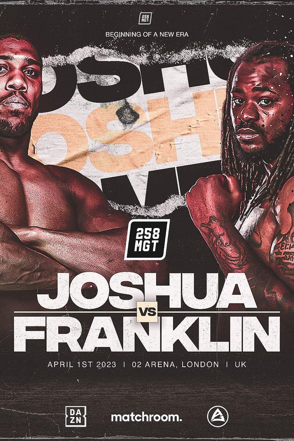 Anthony Joshua vs. Jermaine Franklin poster