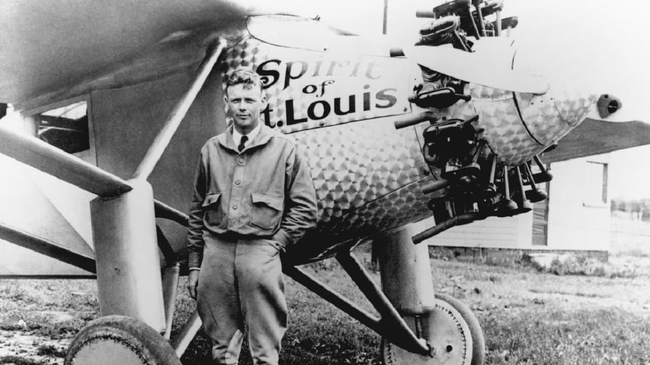 Charles Lindbergh in Colour backdrop