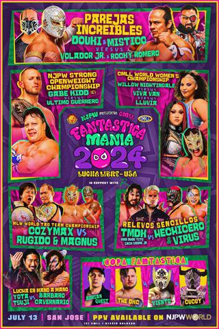 NJPW Presents CMLL Fantastica Mania 2024 - Lucha Libre USA poster