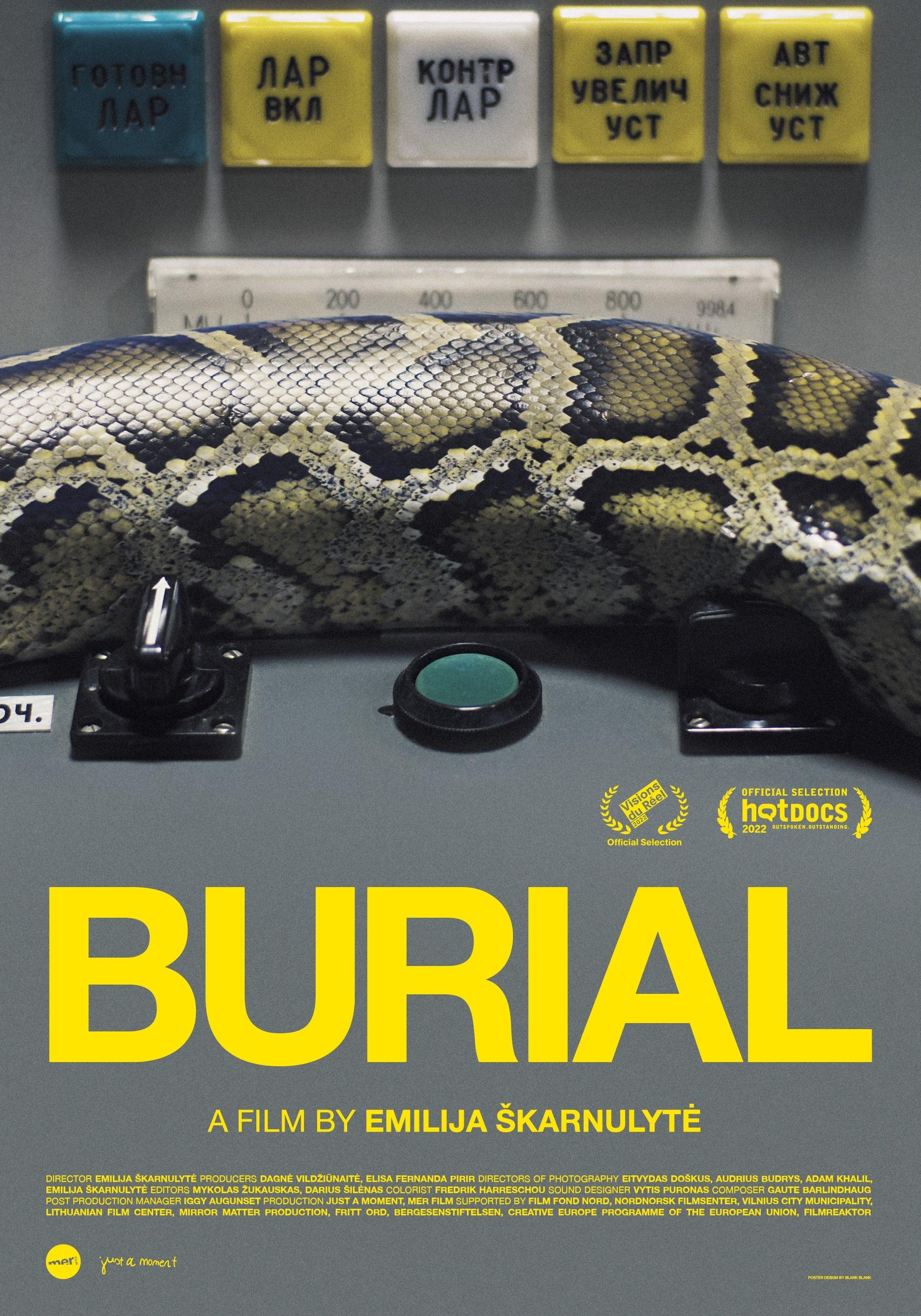 Burial poster