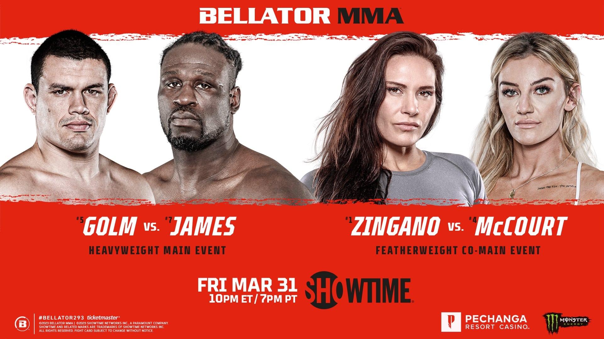 Bellator 293: Golm vs. James backdrop