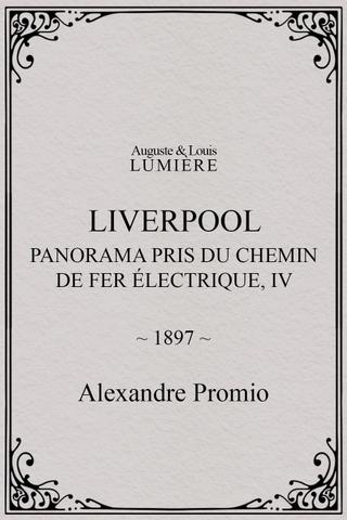 Liverpool, panorama pris du chemin de fer électrique, IV poster