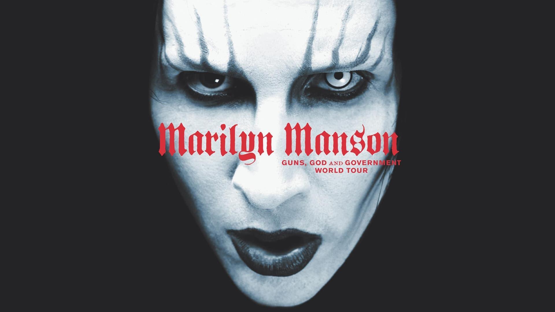 Marilyn Manson - Guns, God and Government World Tour backdrop
