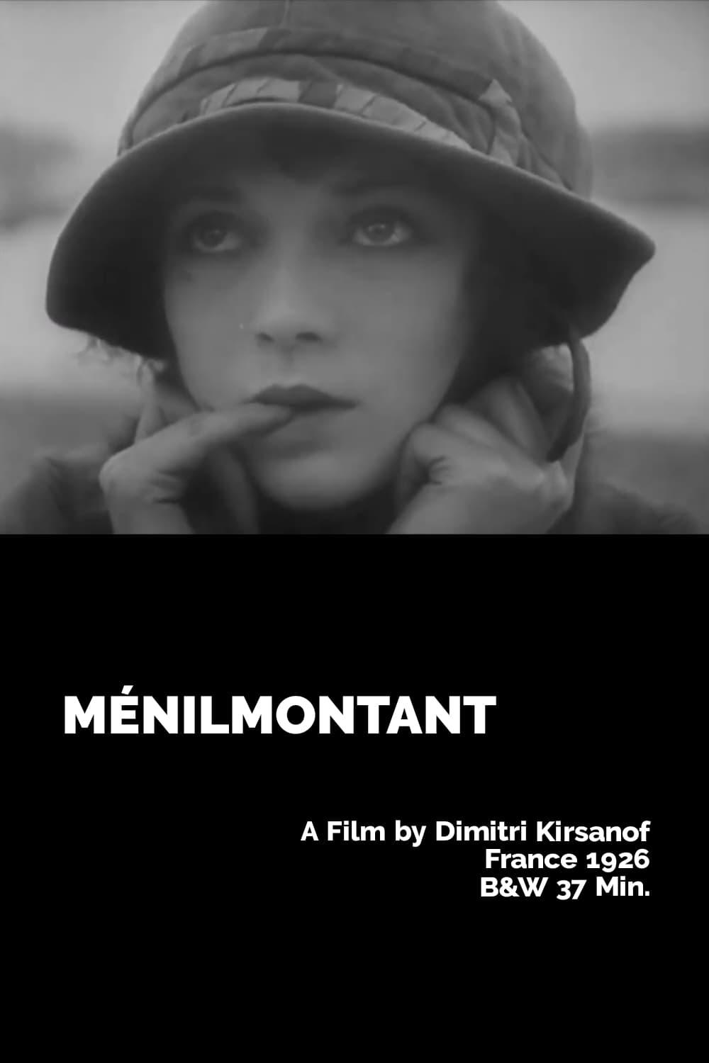 Ménilmontant poster