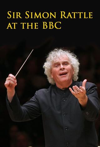 Sir Simon Rattle at the BBC poster