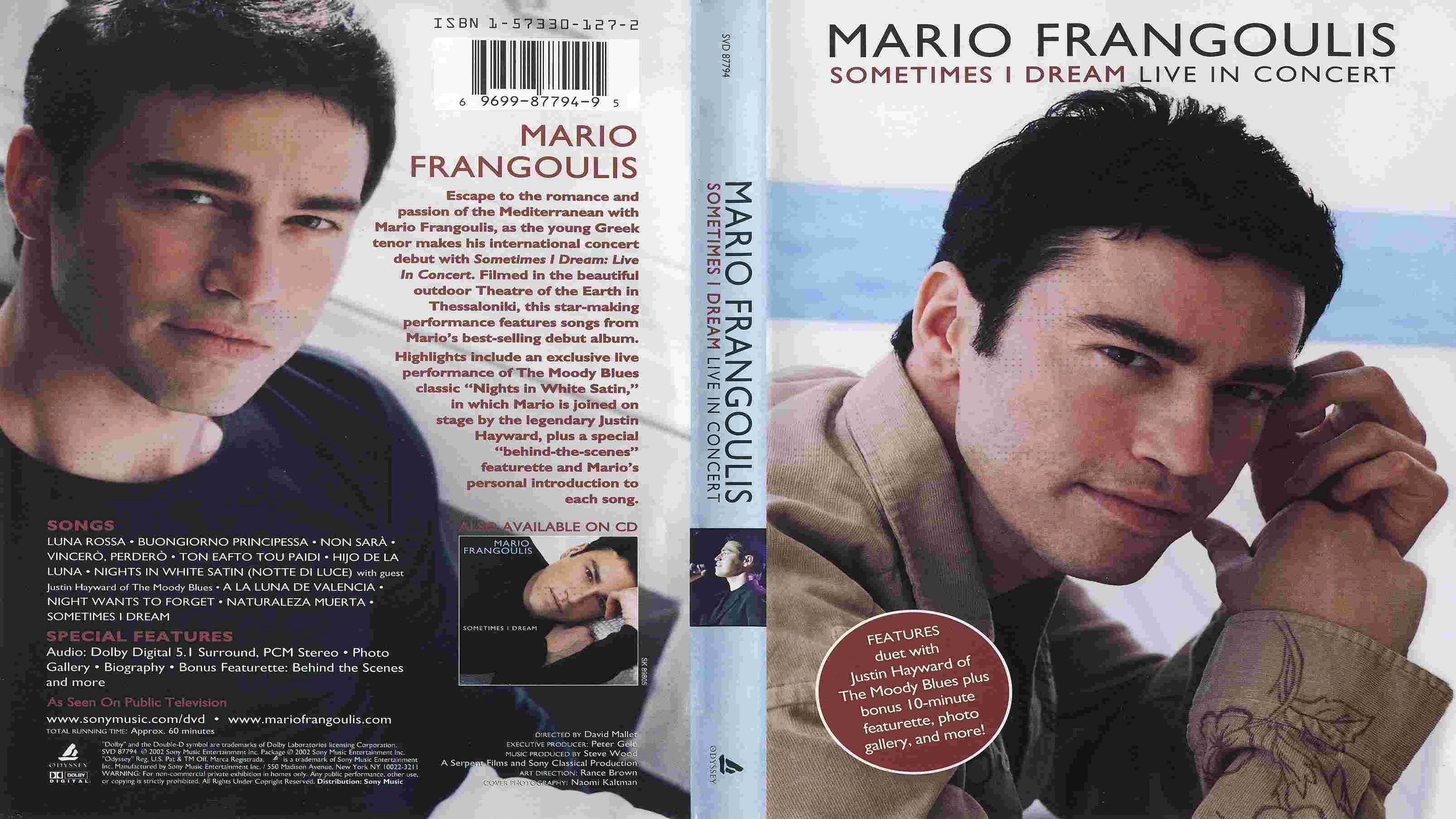 Mario Frangoulis - Sometimes I Dream (Live in Concert) backdrop