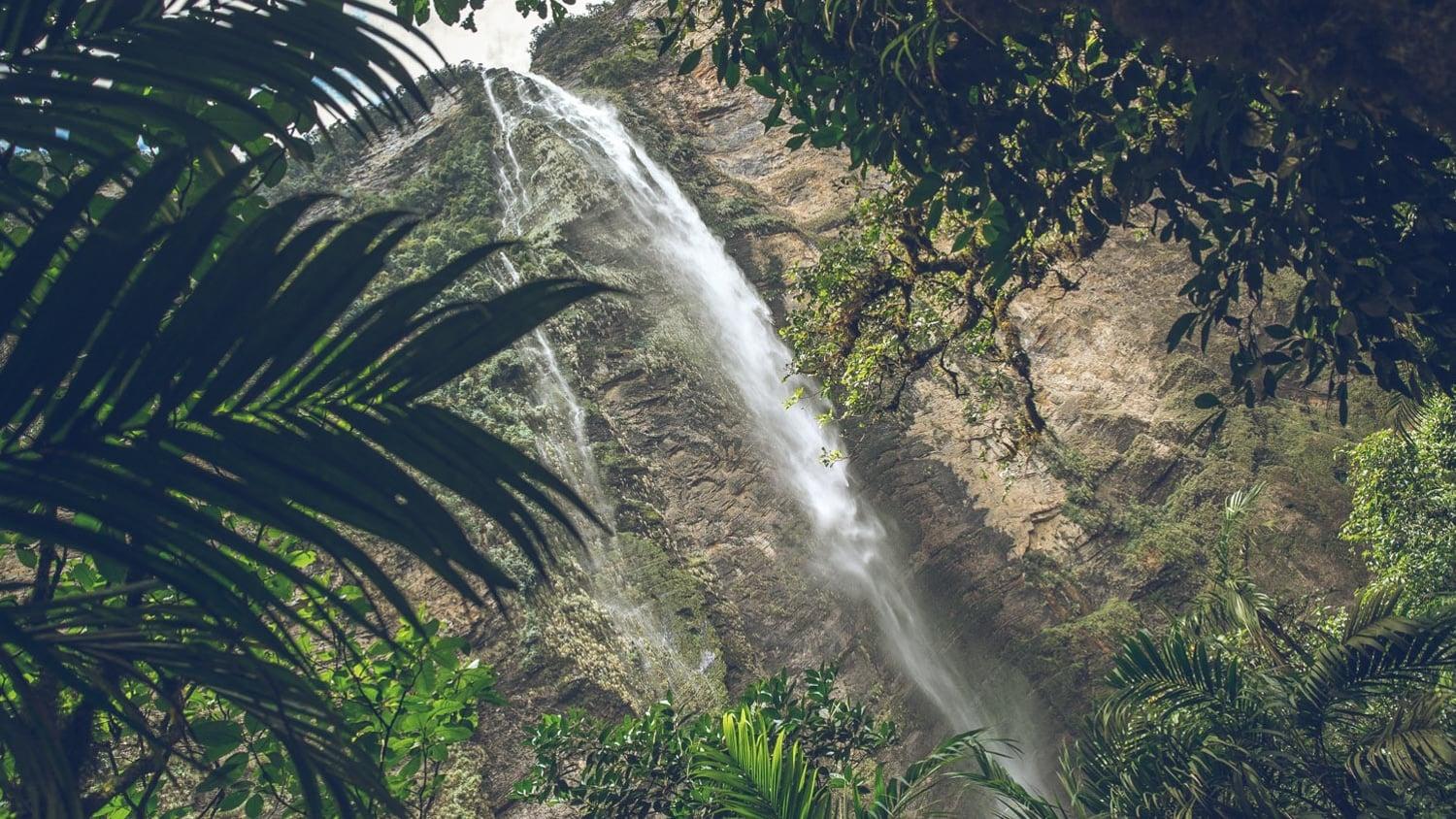 Contrasts of Peru backdrop