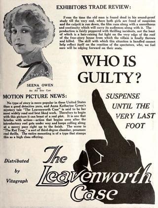 The Leavenworth Case poster