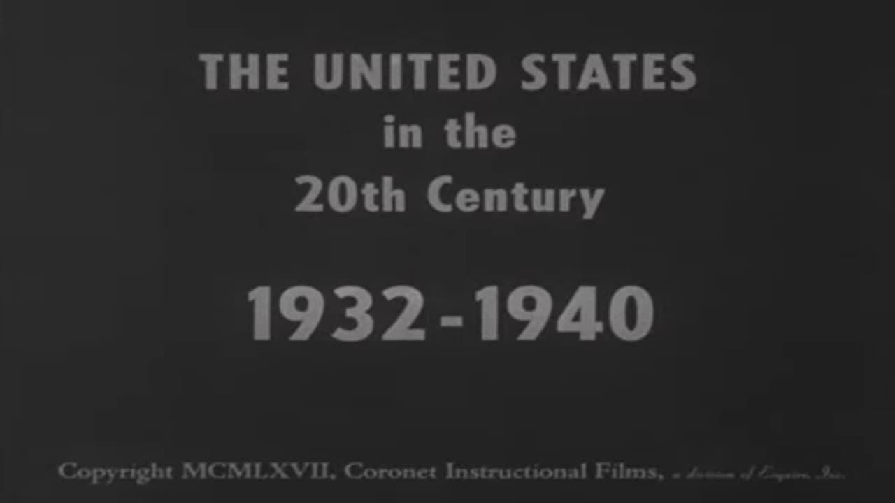 The United States in the 20th Century 1932-1940 backdrop