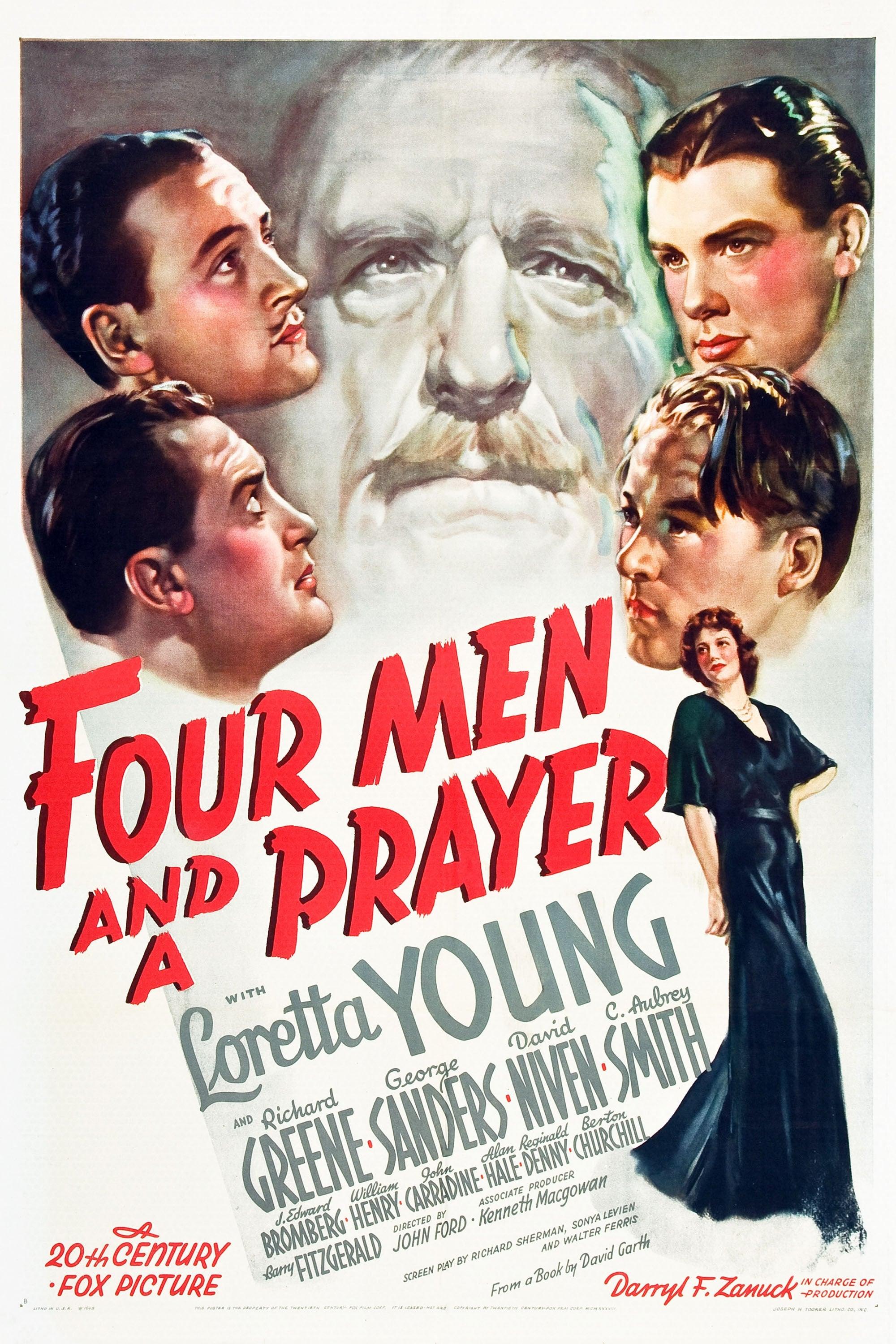 Four Men and a Prayer poster