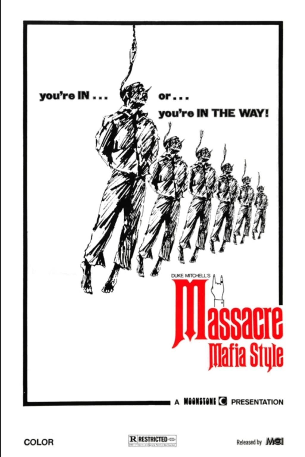 Massacre Mafia Style poster