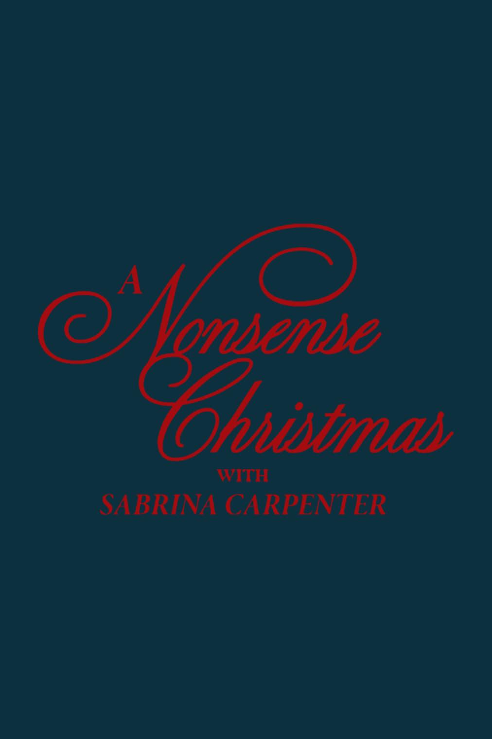 A Nonsense Christmas with Sabrina Carpenter poster