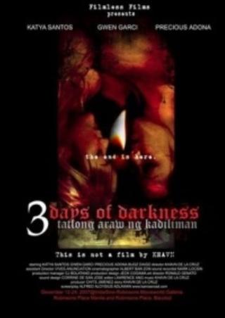 Three Days of Darkness poster