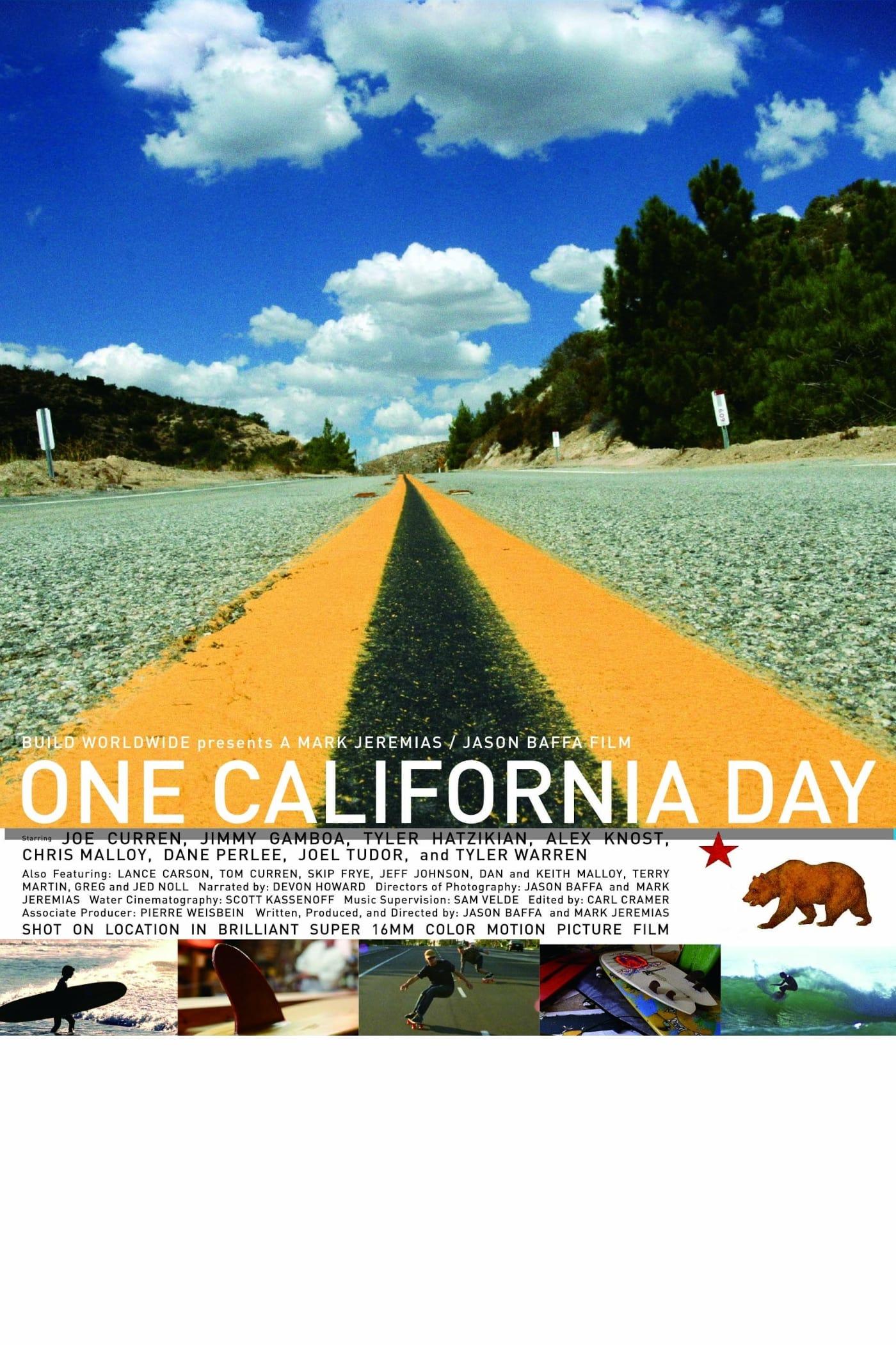 One California Day poster