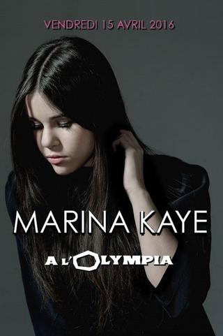 Marina Kaye à l'Olympia de Paris poster