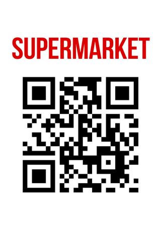 Supermarket poster