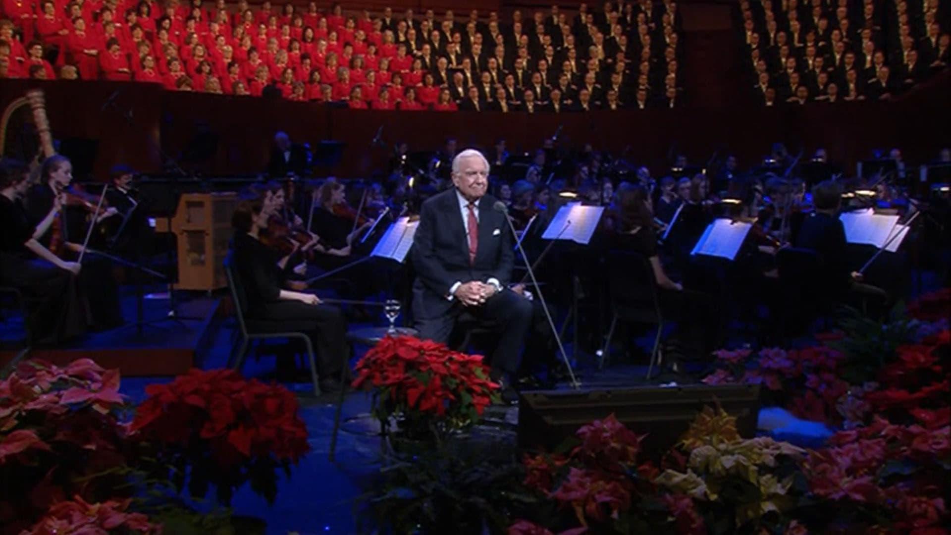 Silent Night, Holy Night with Walter Cronkite backdrop