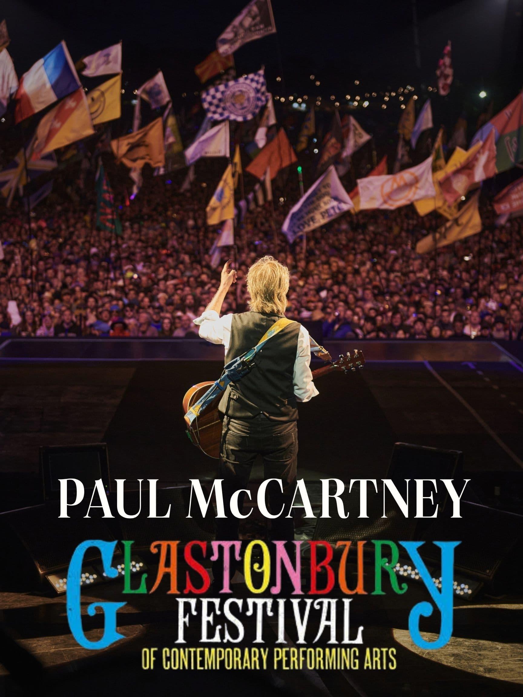 Paul McCartney at Glastonbury 2022 poster