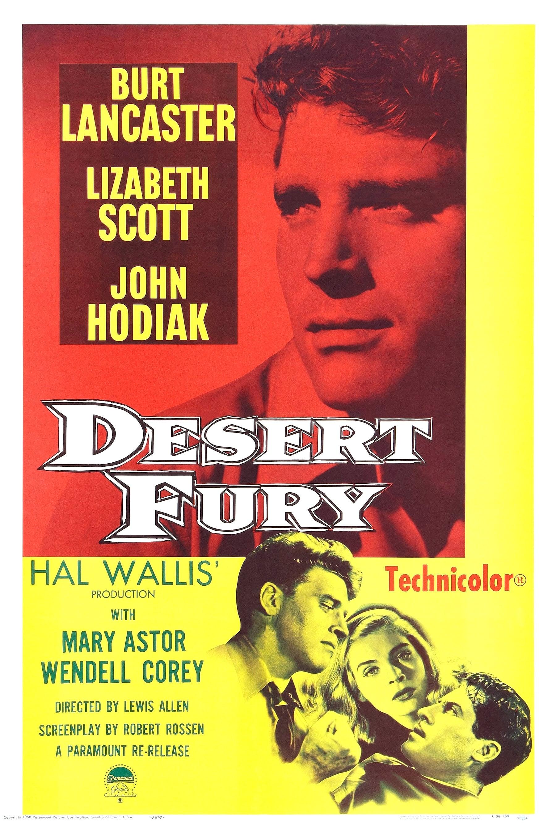 Desert Fury poster