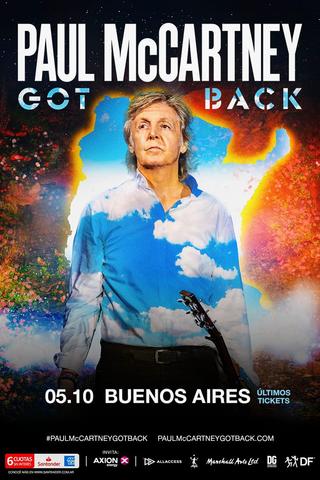 Paul McCartney: Got Back poster