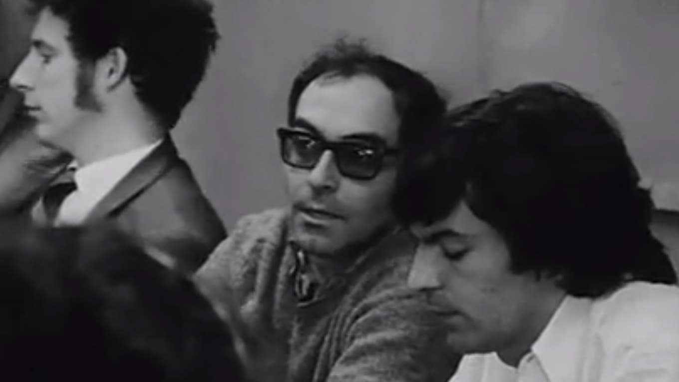 Godard in America backdrop