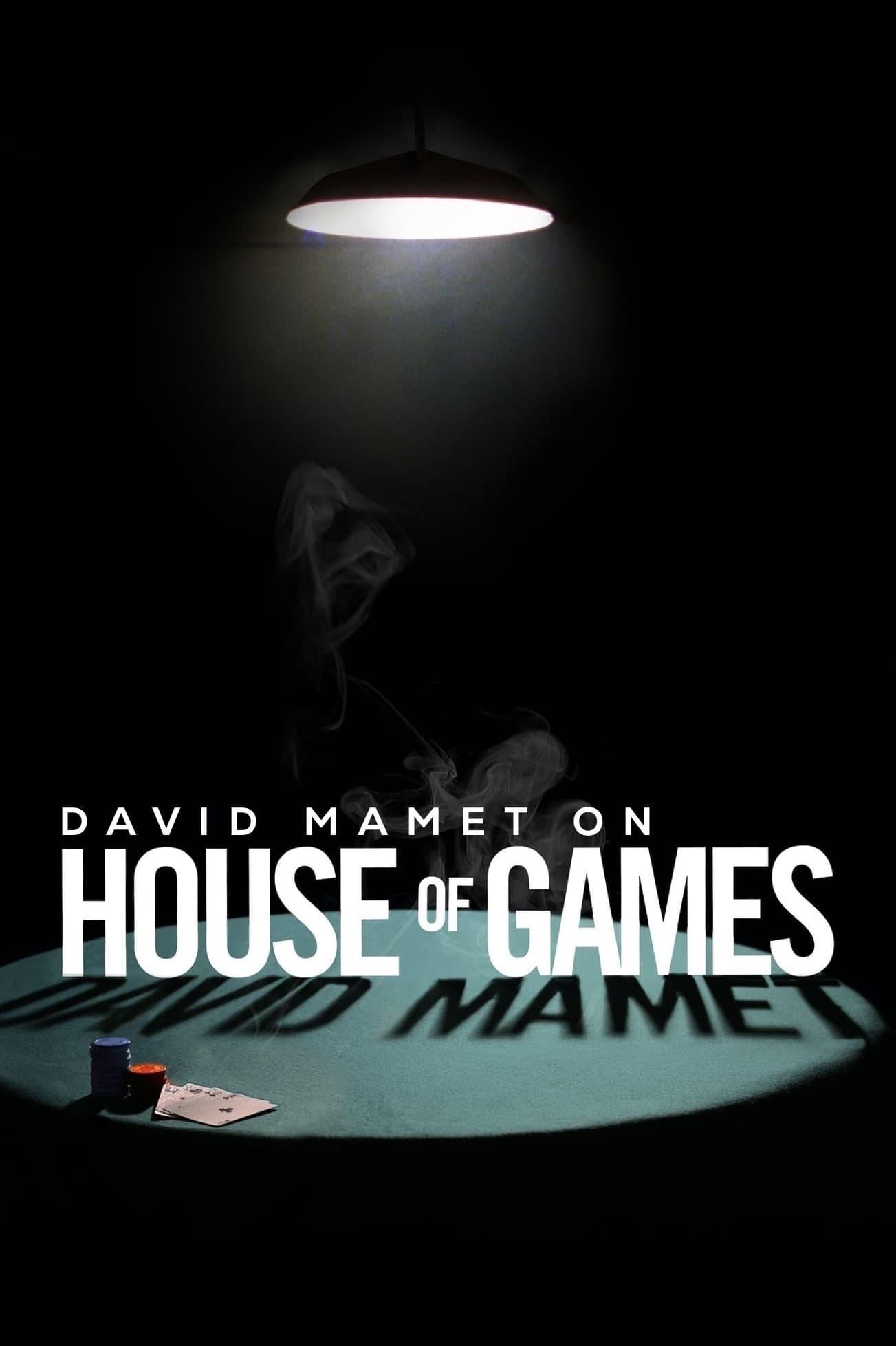 David Mamet on House of Games poster