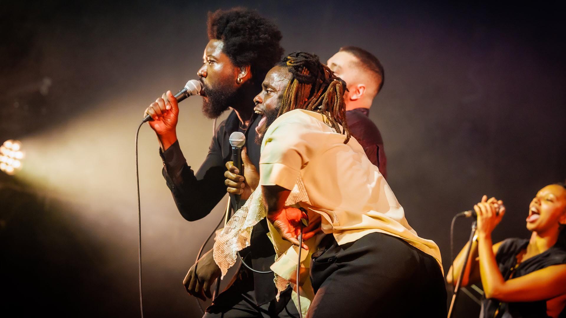 Young Fathers: Live at Best Kept Secret 2023 backdrop