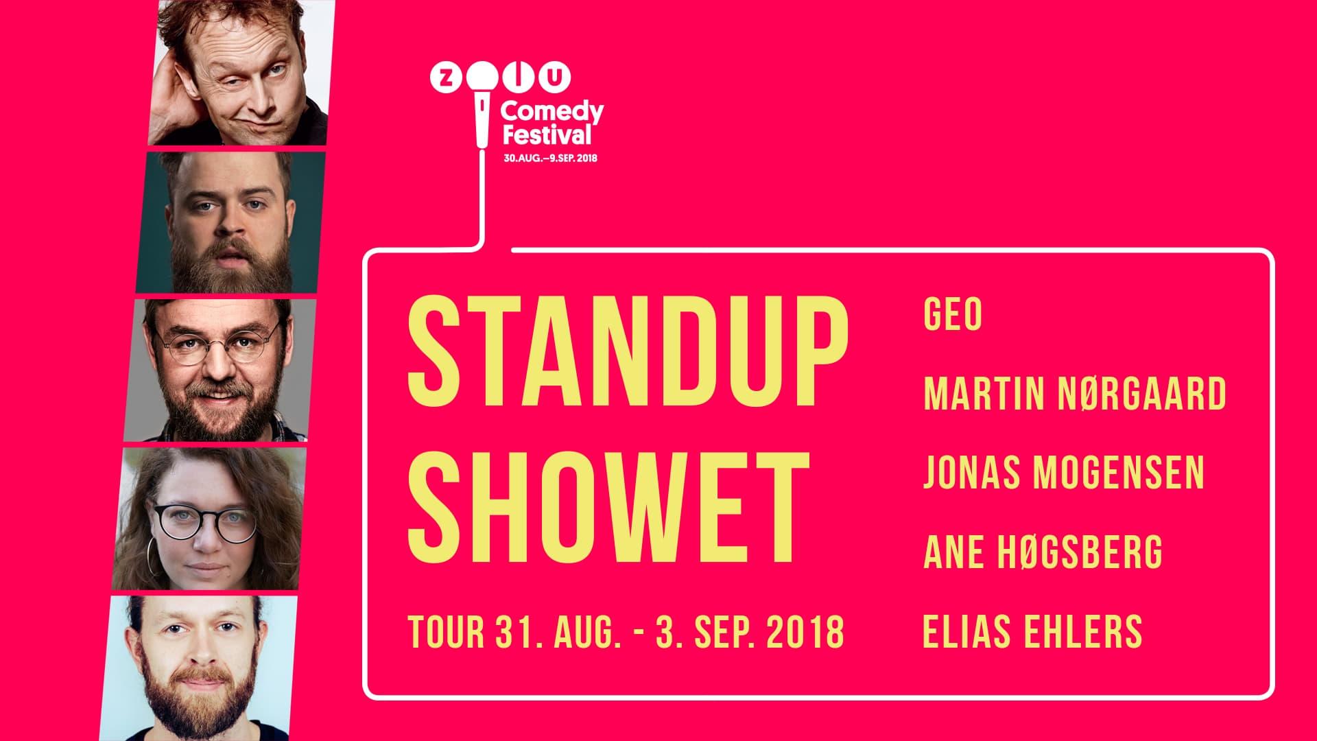 Zulu Comedy Festival: Standup showet backdrop