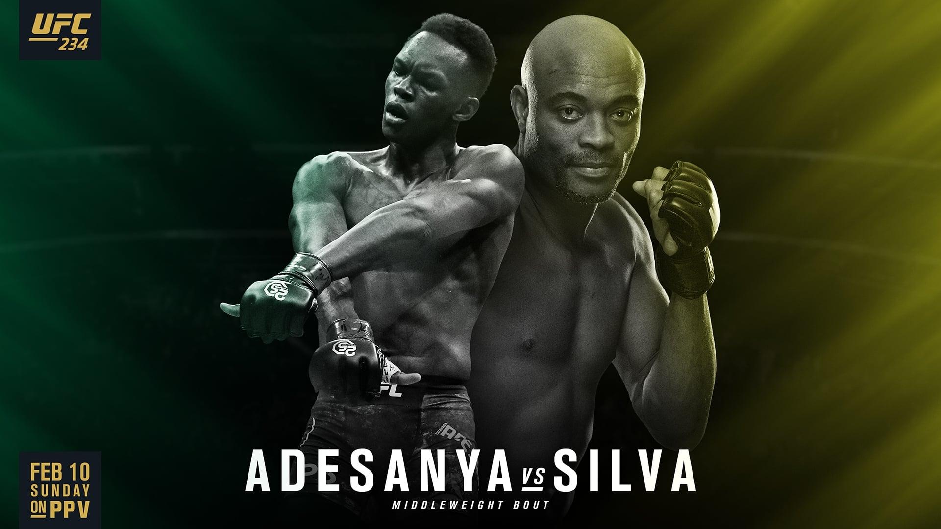 UFC 234: Adesanya vs. Silva backdrop