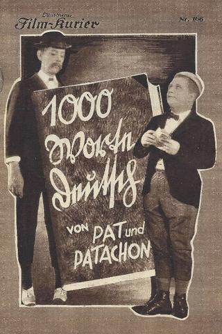 1000 German words poster
