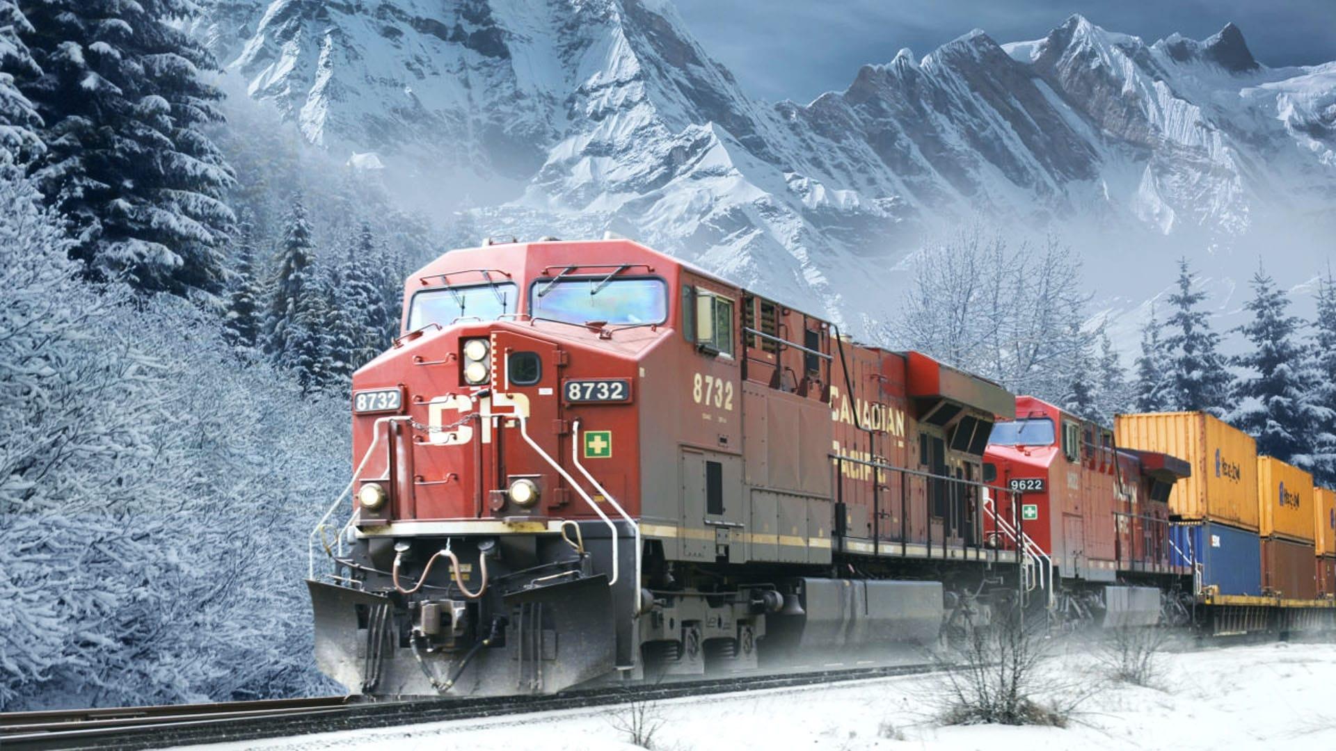 Rocky Mountain Railroad backdrop