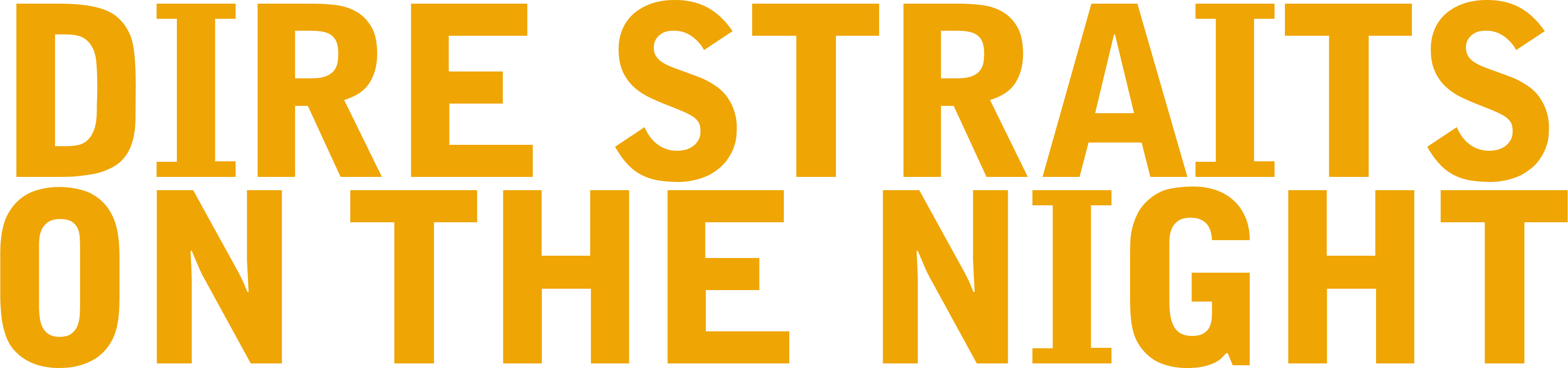 Dire Straits: On The Night logo